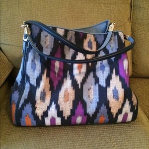 Coach Phoebe Madison Ikat Print Shoulder Bag